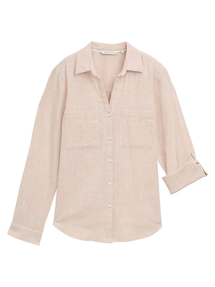 Tom Tailor Koszula w kolorze beżowym rozmiar: 36