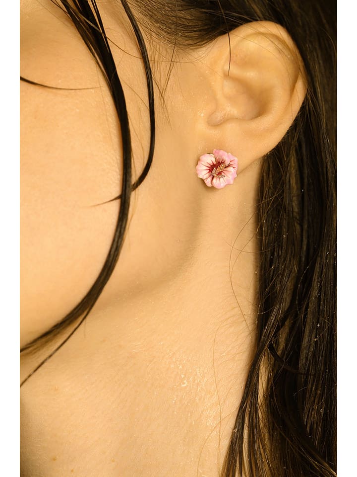 DIAMANTA Złote kolczyki-wkrętki "Zélia" z diamentami rozmiar: onesize