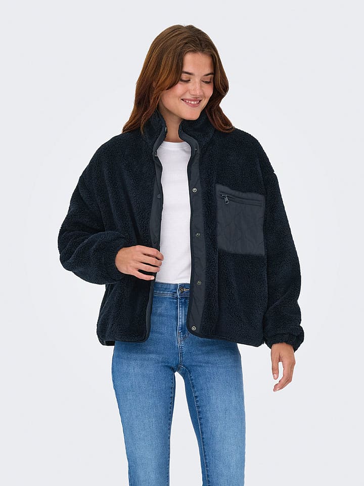 ONLY Kurtka polarowa w kolorze granatowym rozmiar: XL