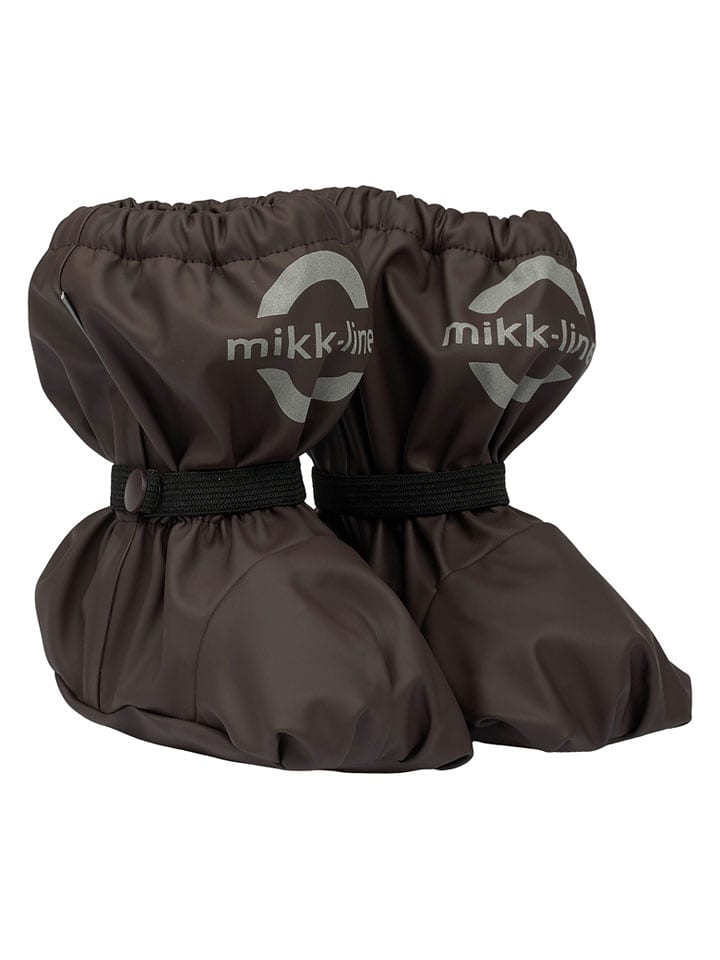 mikk-line Botki przeciwdeszczowe w kolorze brązowym rozmiar: 86