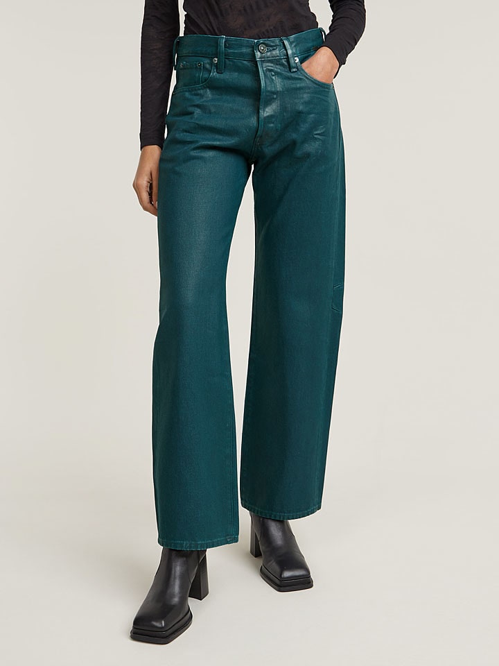 G-Star Dżinsy "Bowey 3D" - Boyfriend fit - w kolorze morskim rozmiar: W25/L28