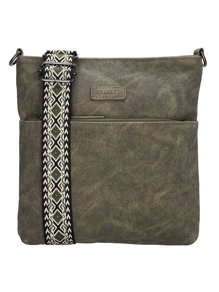 Beagles Torebka "Malaga" w kolorze khaki - 26 x 25 x 4 cm rozmiar: onesize