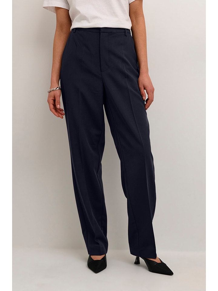 Kaffe Spodnie "Sakura" w kolorze czarnym rozmiar: 36