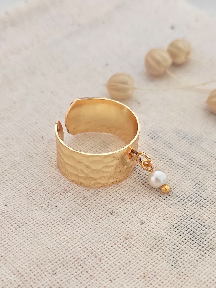 atelier MIU Pozłacany pierścionek rozmiar: onesize