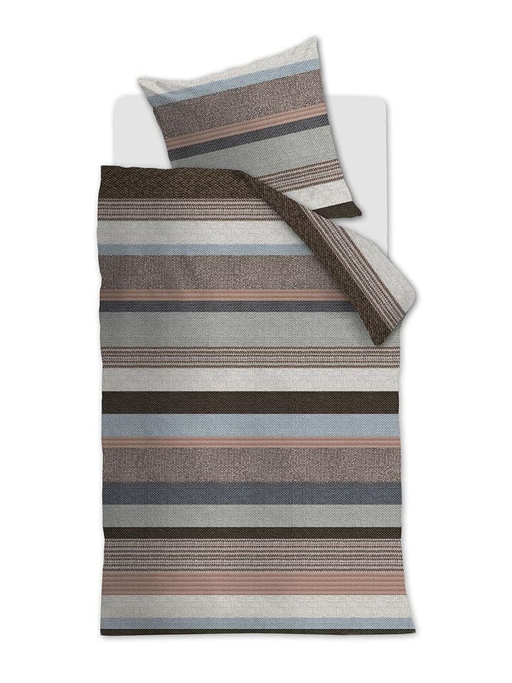 Beddinghouse Komplet pościeli "Elodie" w kolorze błękitno-beżowym rozmiar: 135x200 cm