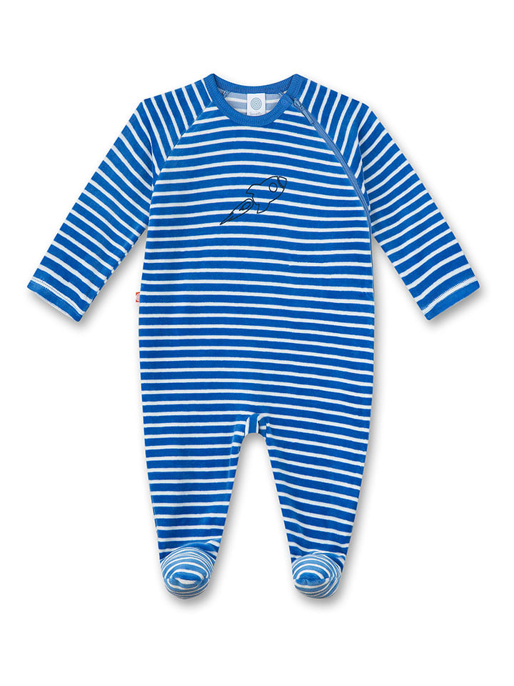 Sanetta Śpioszki w kolorze niebiesko-białym rozmiar: 68