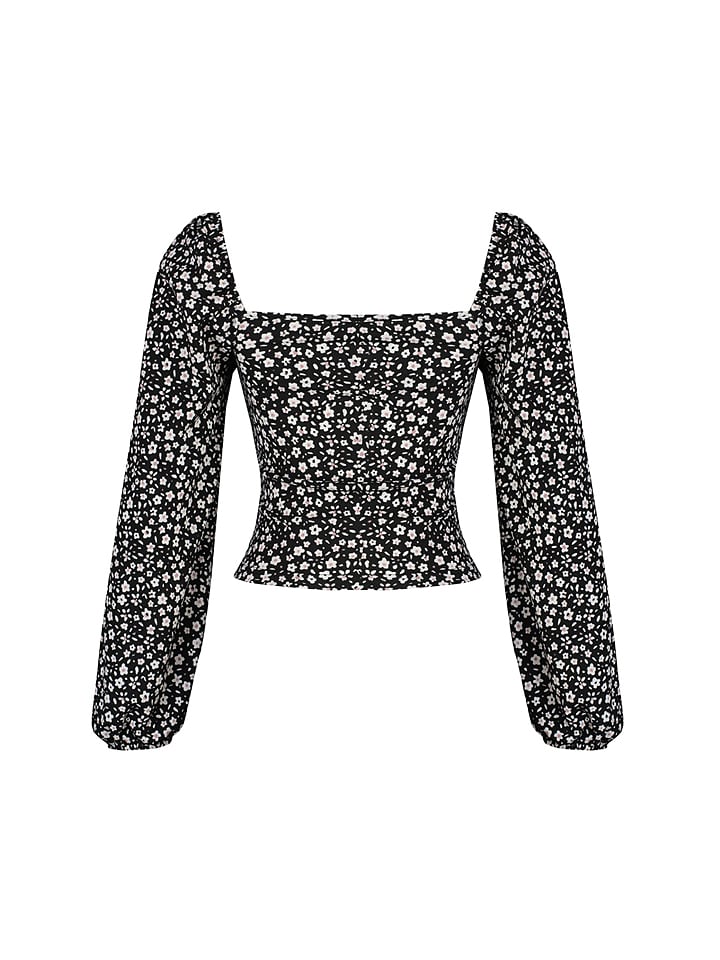 trendyol Bluzka w kolorze czarnym rozmiar: S