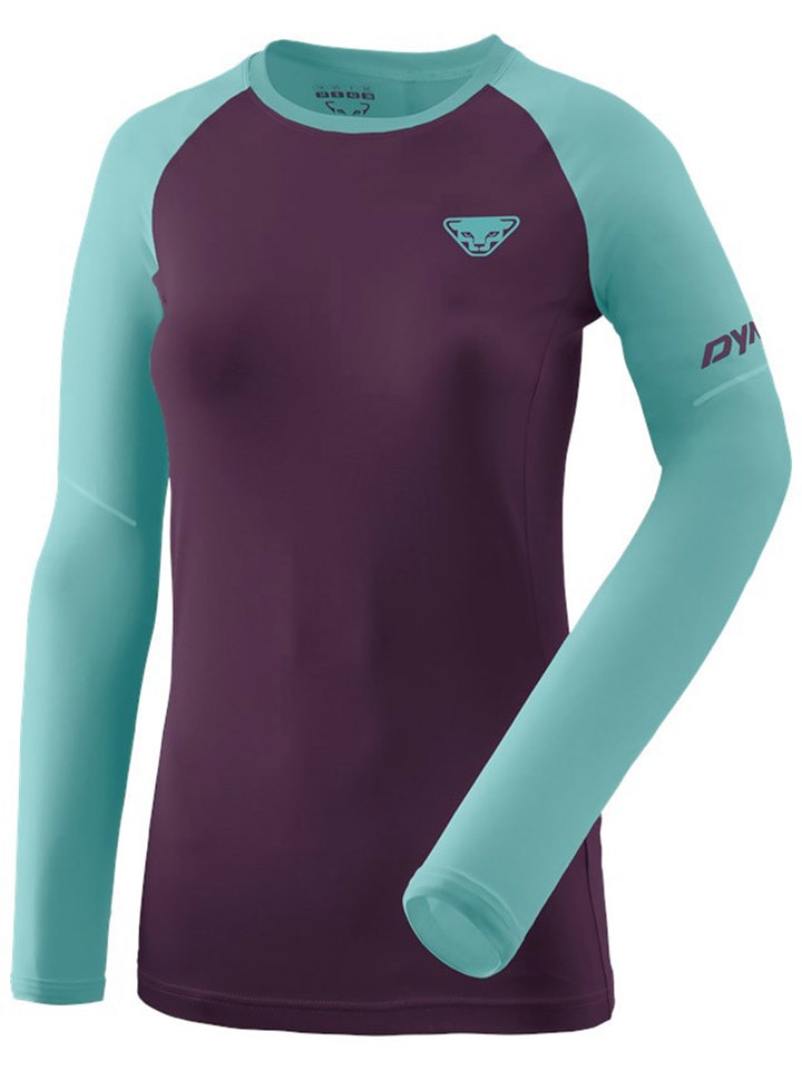 DYNAFIT Koszulka funkcyjna "ALPINE PRO" w kolorze fioletowo-turkusowym rozmiar: 38