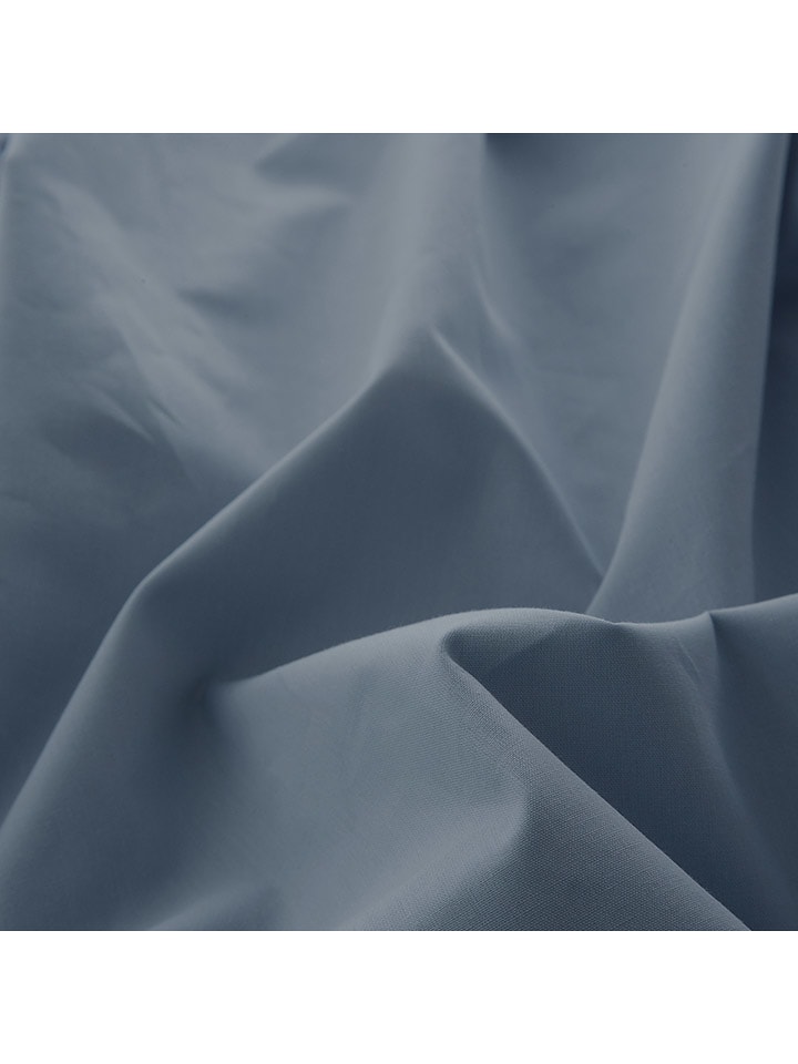 Monsun Perkalowe prześcieradło "Sakura" w kolorze niebieskim rozmiar: 180x190/200 cm