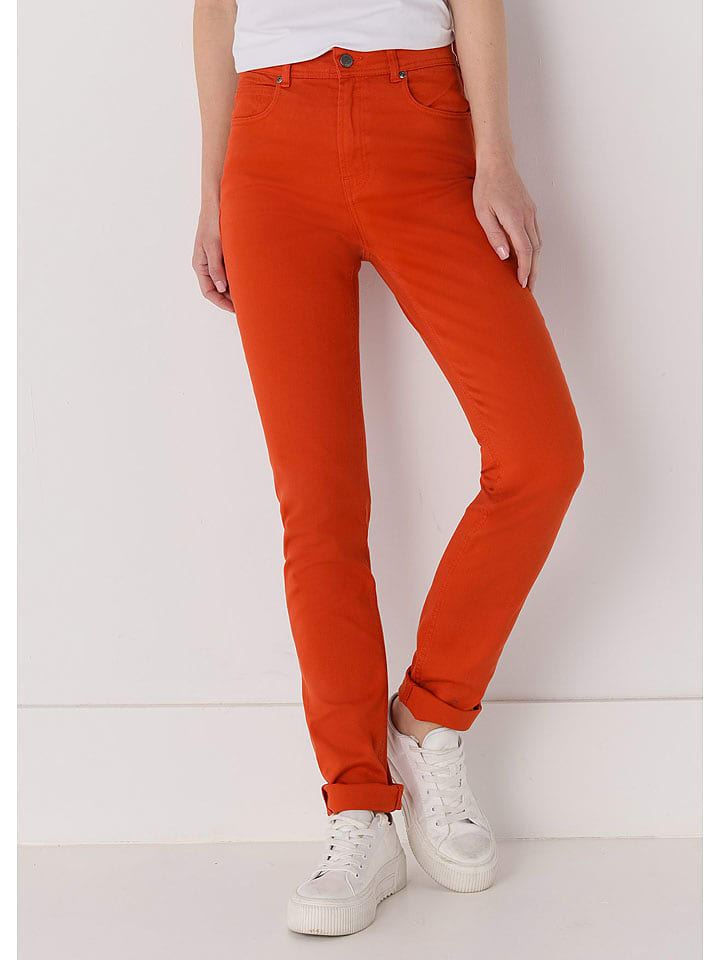 CIMARRON Dżinsy - Slim fit - w kolorze ceglanym rozmiar: W30