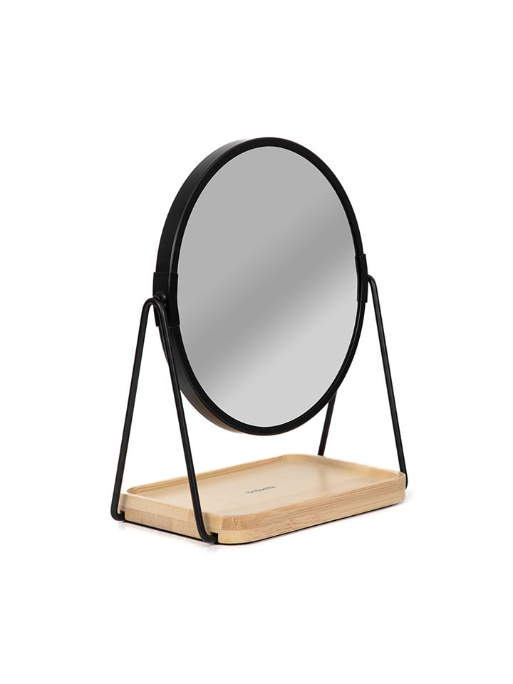 Homla Lusterko stołowe "Padma" w kolorze czarno-jasnobrązowym - 15,4 x 15,4 x 1,4 cm rozmiar: onesize