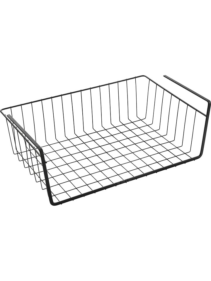 metaltex Kosz "Kanguro" w kolorze czarnym do szafki - 40 x 14 x 26 cm rozmiar: onesize