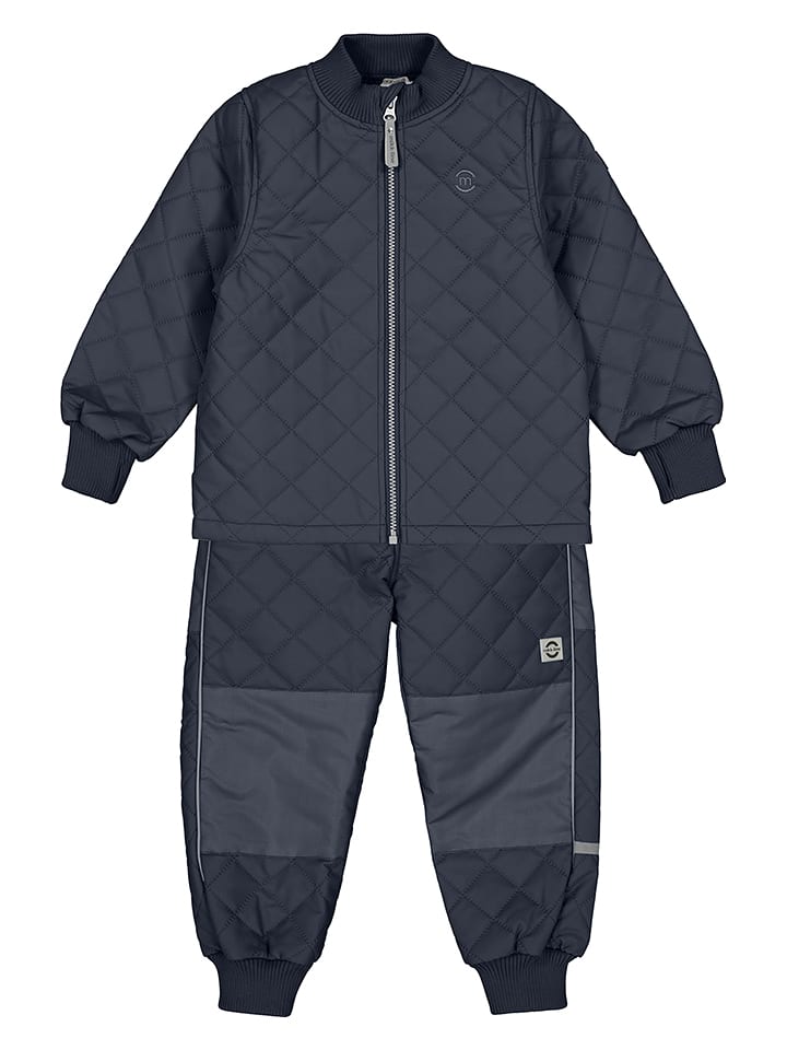 mikk-line 2-częściowy zestaw termiczny w kolorze granatowym rozmiar: 92