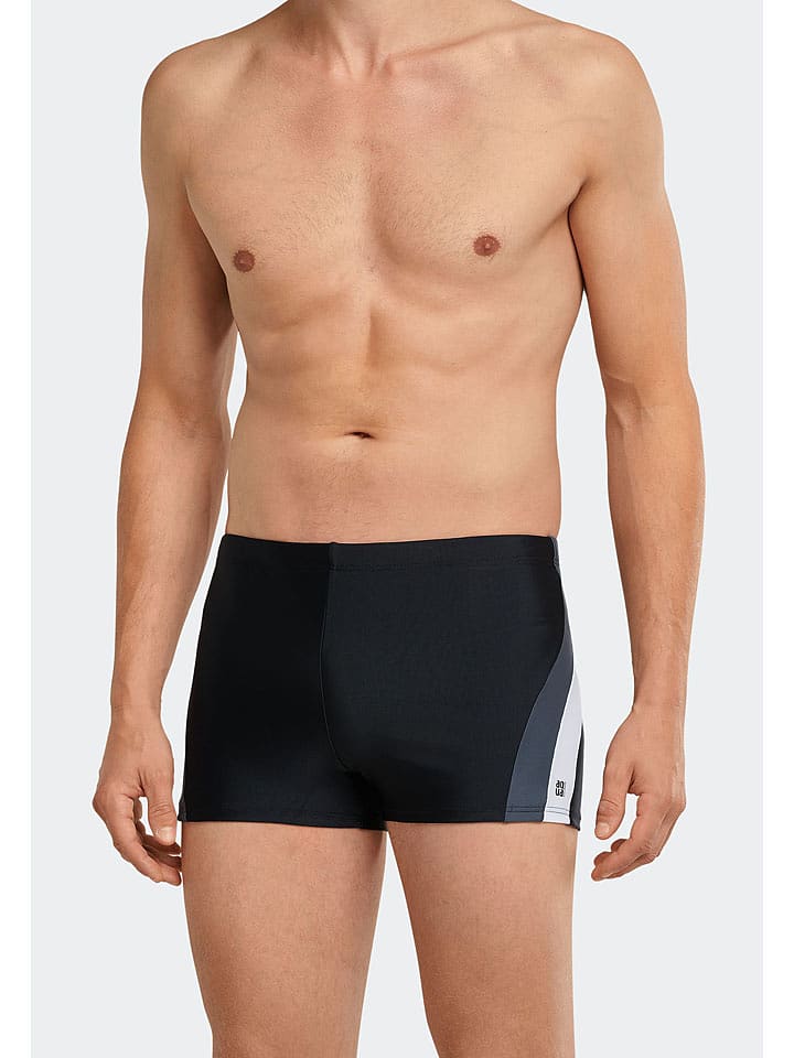 Schiesser Kąpielówki w kolorze czarnym rozmiar: L