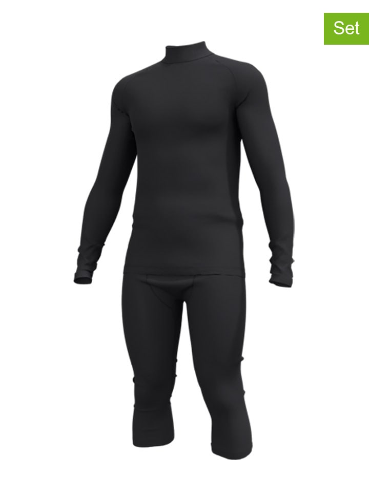 Halti 2-częściowy zestaw termiczny "Neva" w kolorze czarnym rozmiar: 3XL