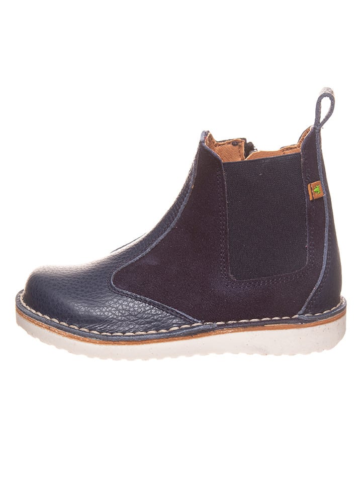 El Naturalista Skórzane sztyblety w kolorze granatowym rozmiar: 32