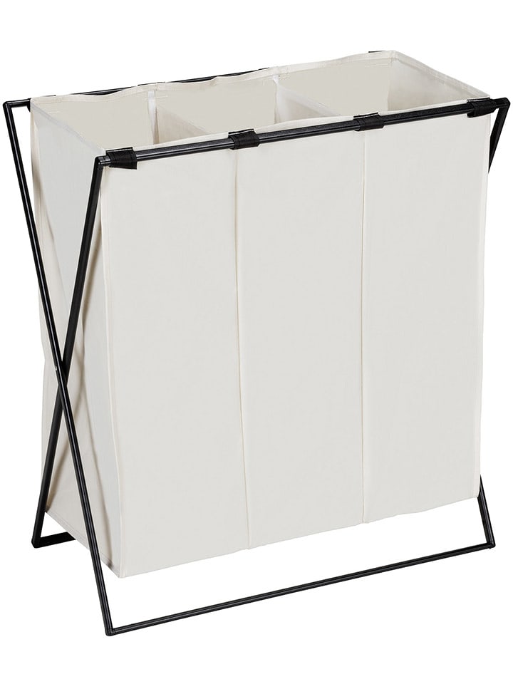 Wenko Kosz w kolorze beżowo-czarnym na pranie - 69 x 76 x 37 cm rozmiar: onesize