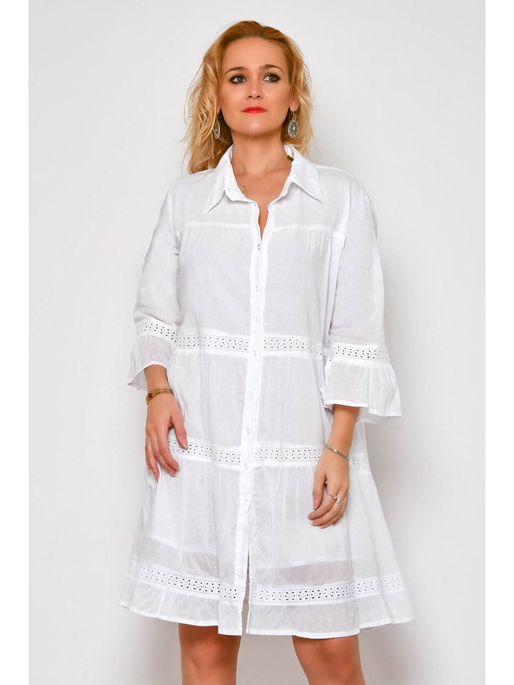 H.H.G. Sukienka w kolorze białym rozmiar: XL