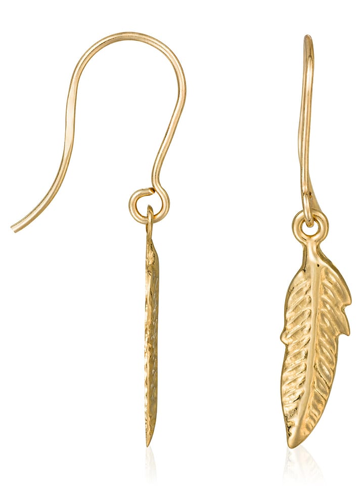 OR ÉCLAT Złote kolczyki "Feuille" rozmiar: onesize