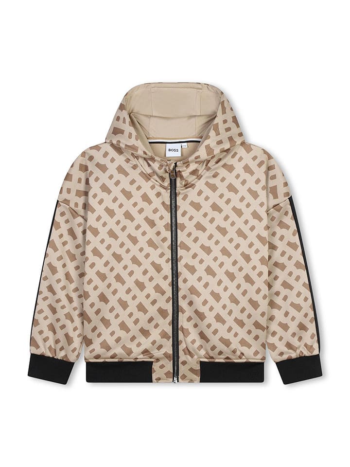 Hugo Boss Kids Bluza w kolorze beżowym rozmiar: 164
