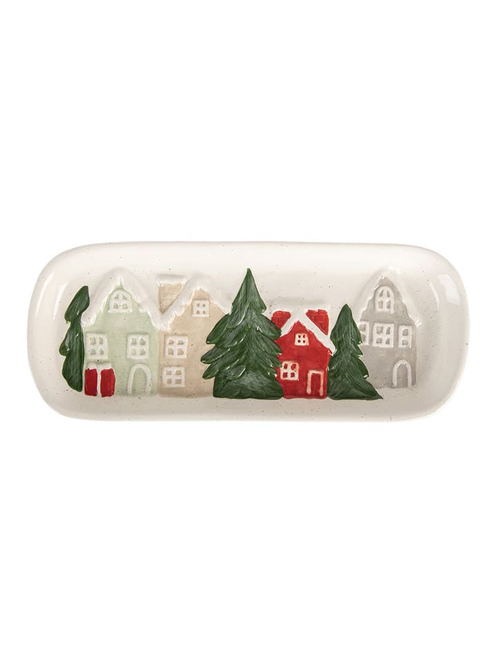 Clayre & Eef Półmisek ze wzorem - Ø 31 cm rozmiar: onesize