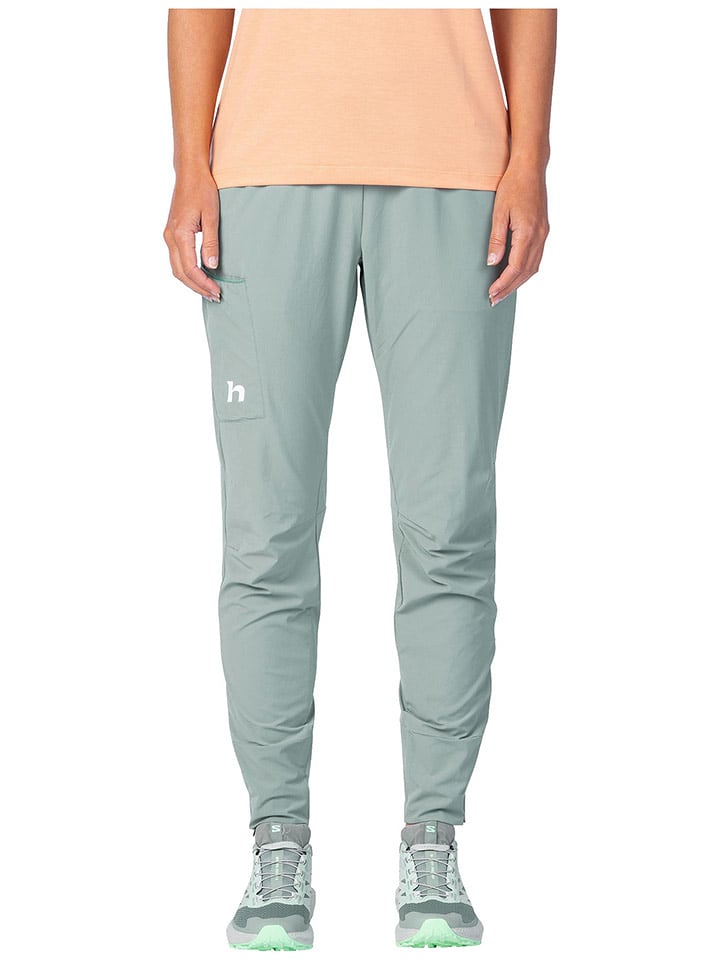 Hannah Spodnie funkcyjne "Tagi" w kolorze turkusowym rozmiar: 40-lg