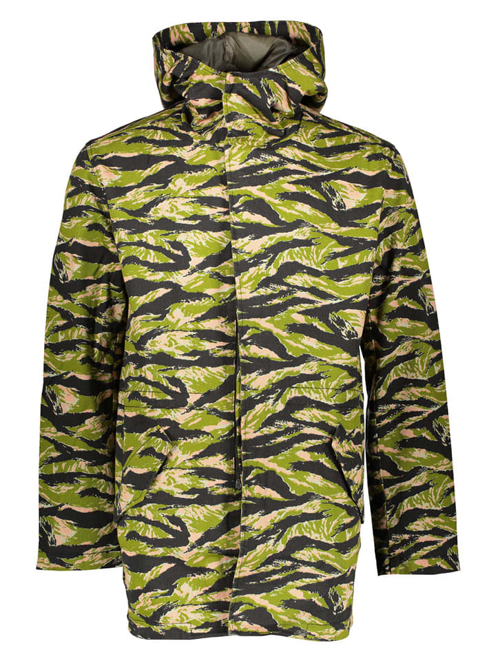 Oakley Parka "Camo" w kolorze zielonym rozmiar: XL