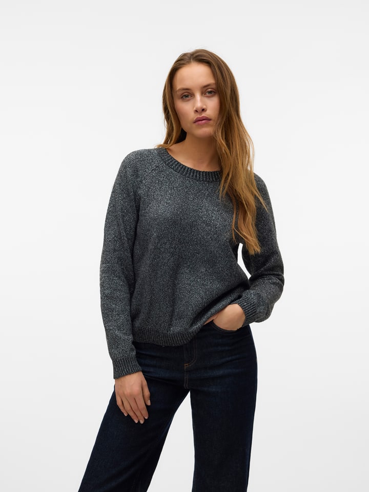 Vero Moda Sweter w kolorze ciemnoszarym rozmiar: XS