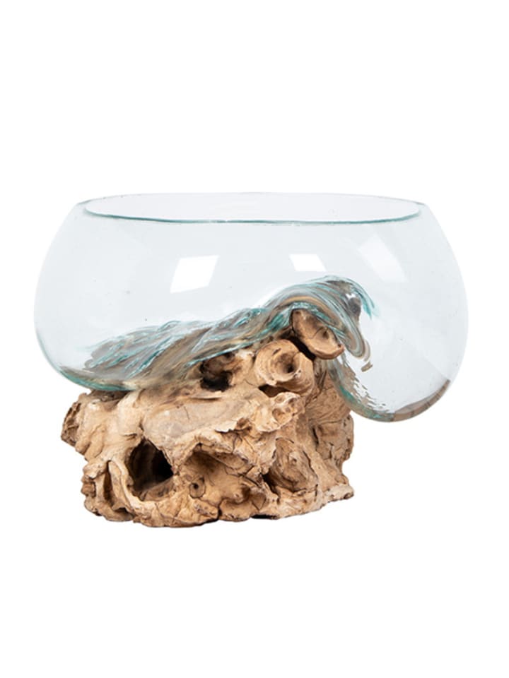 House Nordic Wazon w kolorze brązowym - wys. 20 x Ø 26 cm rozmiar: onesize