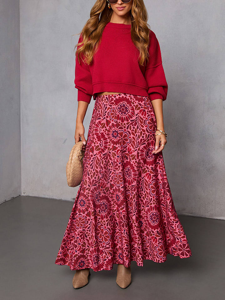 Milan Kiss Spódnica w kolorze różowym rozmiar: XL