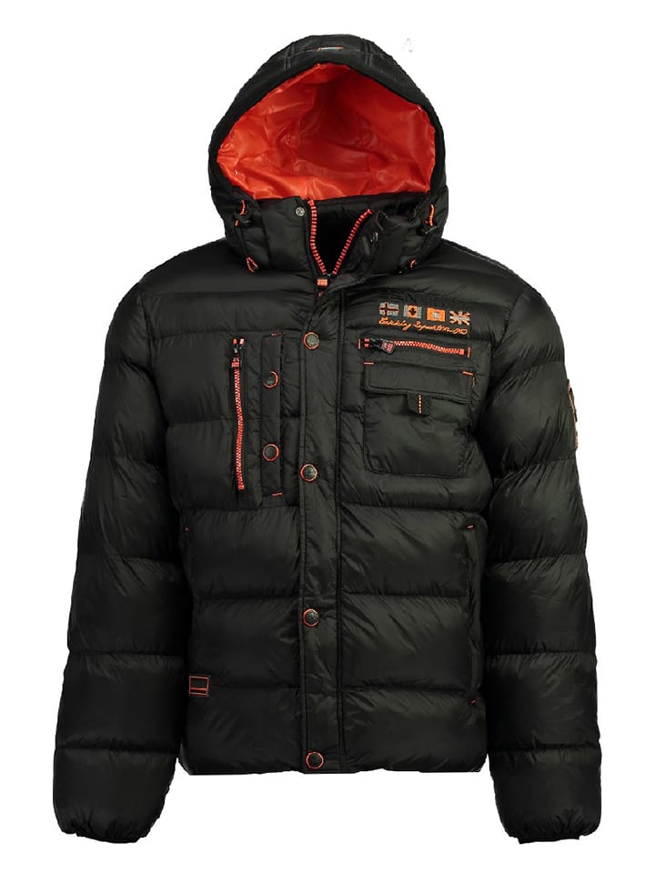 Geographical Norway Kurtka pikowana "Citernier" w kolorze czarnym rozmiar: XXL