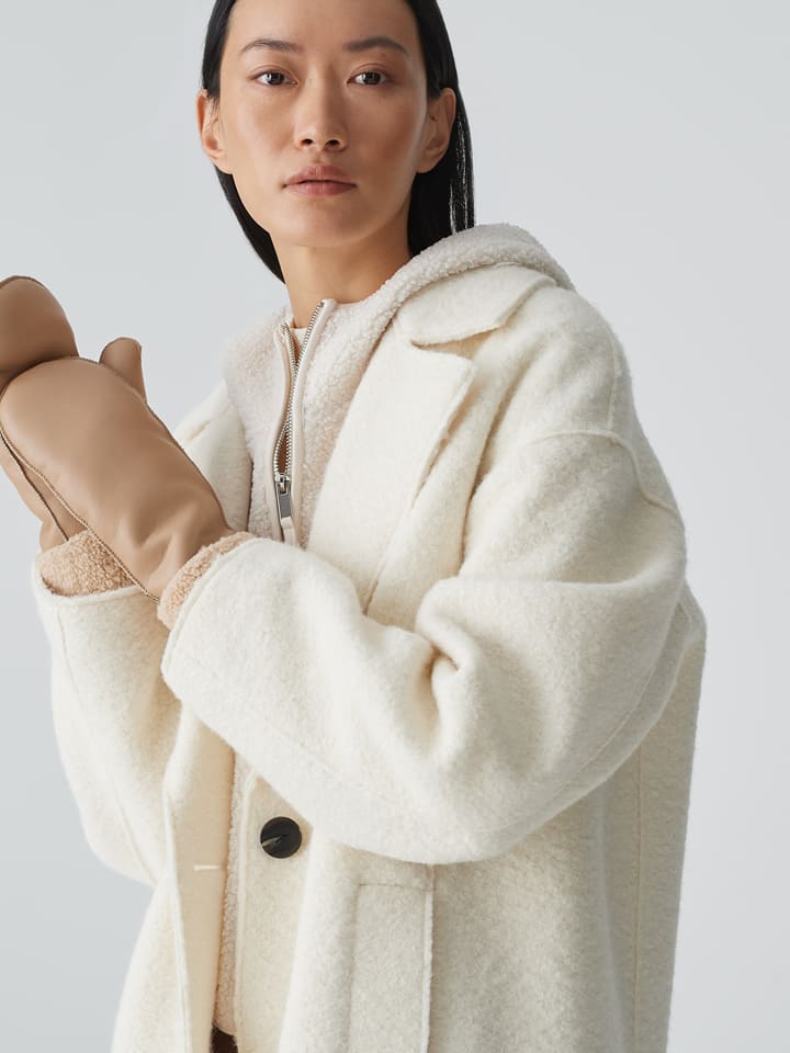 OPUS Rękawiczki w kolorze jasnobrązowym rozmiar: S