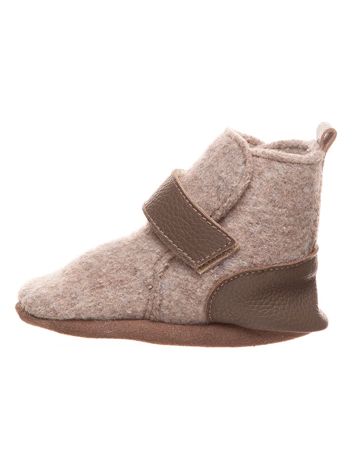 kitz-pichler Buty w kolorze beżowo-jasnobrązowym do raczkowania rozmiar: 20/21