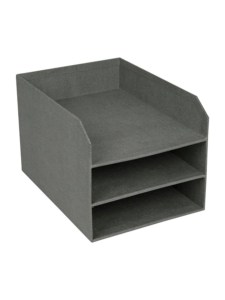 BigsoBox Organizer "Trey" w kolorze szarym na dokumenty - 32 x 21 x 31,5 cm rozmiar: onesize