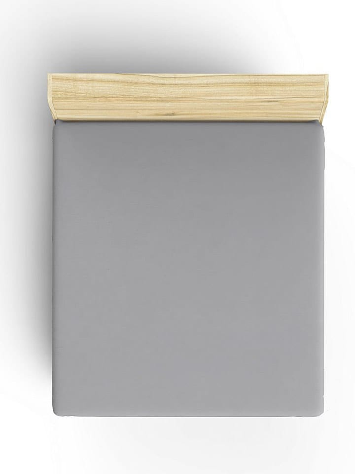 Elizabed Prześcieradło renforcé w kolorze jasnoszarym na gumce rozmiar: 130x190 cm
