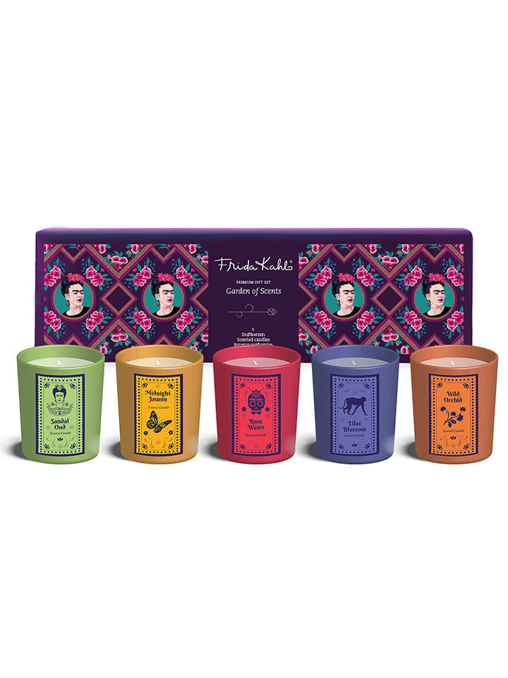 Frida Kahlo Świece zapachowe (5 szt.) "Frida Kahlo - Garden of Scents" - 5x 45 g rozmiar: onesize