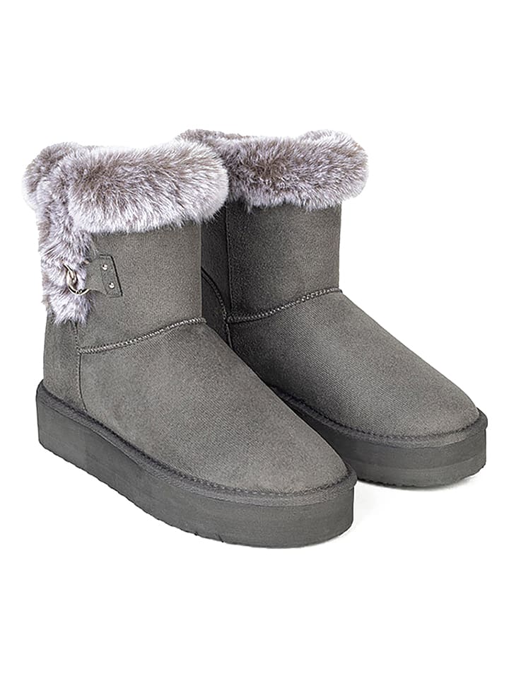 ISLAND BOOT Botki zimowe "Mooseland" w kolorze szarym rozmiar: 39