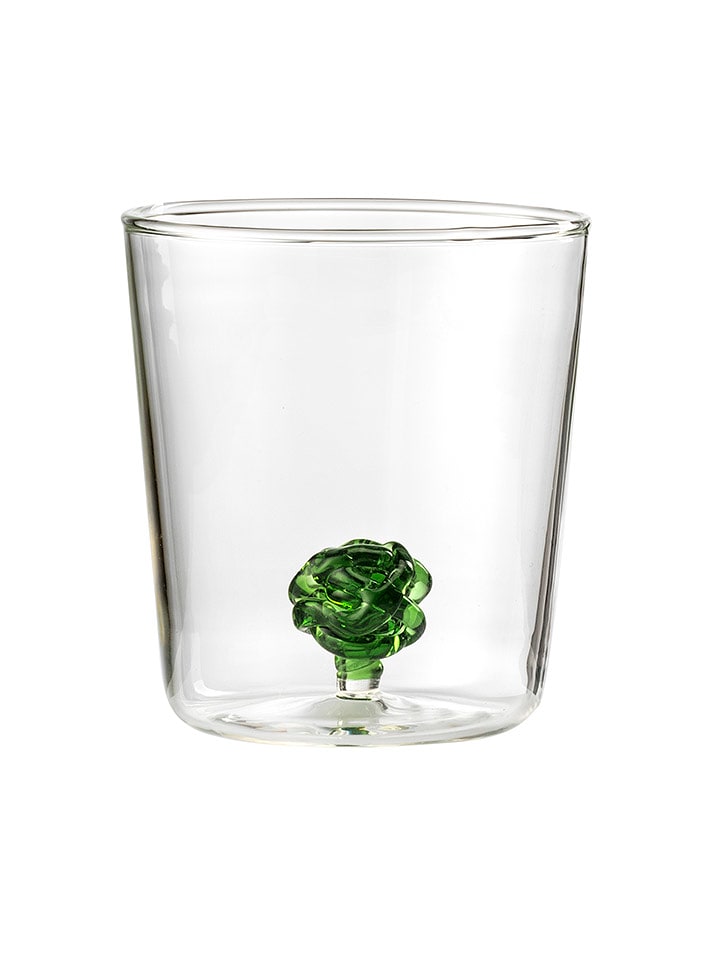 Onlylux Szklanka "Nodo dell’Amore" w kolorze zielonym - wys. 9,3 cm rozmiar: onesize