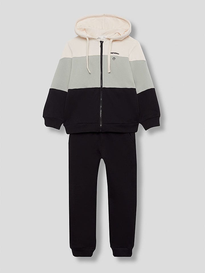 Street MONKEY 2-częściowy zestaw w kolorze czarnym rozmiar: 164