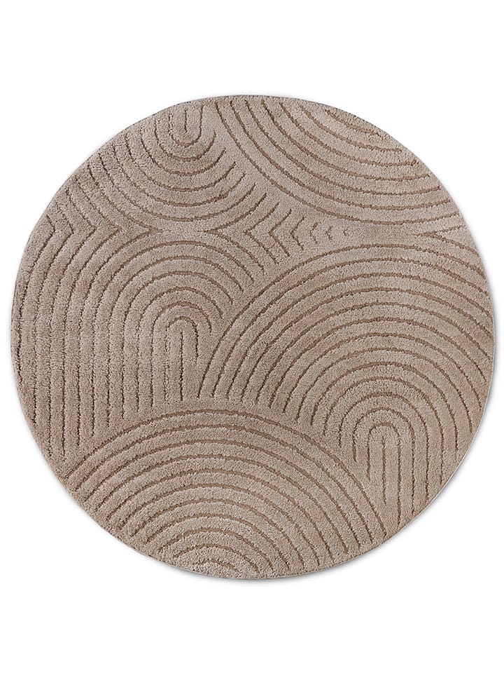 Elle Decoration Dywan "Panglao" w kolorze szarobrązowym rozmiar: 200 cm