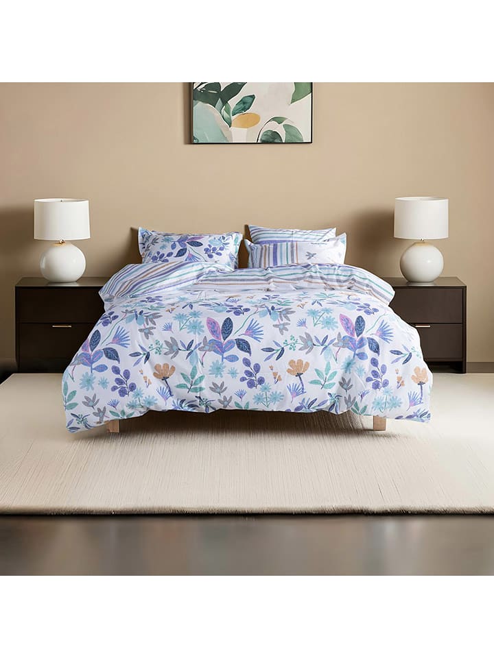 Elizabed Komplet pościeli renforcé "Hope" w kolorze fioletowym rozmiar: 200x200 cm