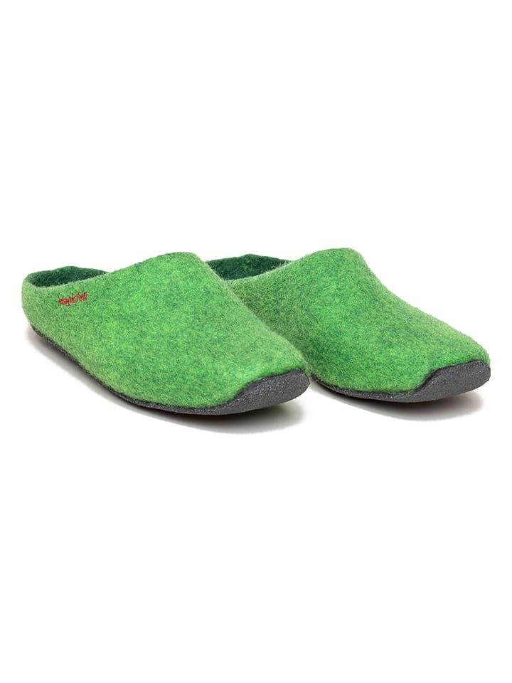 kitz-pichler Kapcie "Magicfelt 720" w kolorze zielonym rozmiar: 36