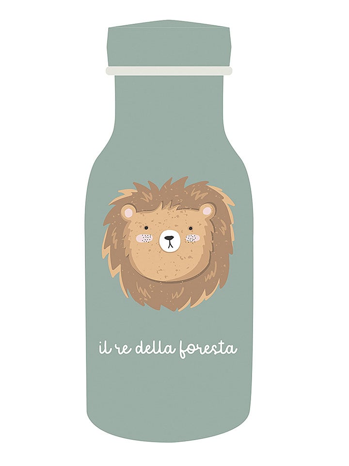 Villa d´Este Butelka termiczna "Lion" w kolorze zielono-jasnobrązowym - 420 ml rozmiar: onesize