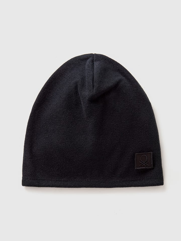 Benetton Czapka w kolorze czarnym rozmiar: 130