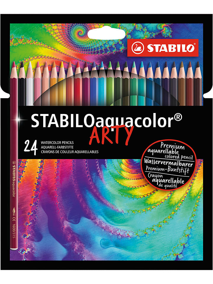 STABILO Kredki akwarelowe (24 szt.) "Aquacolor ARTY" rozmiar: onesize