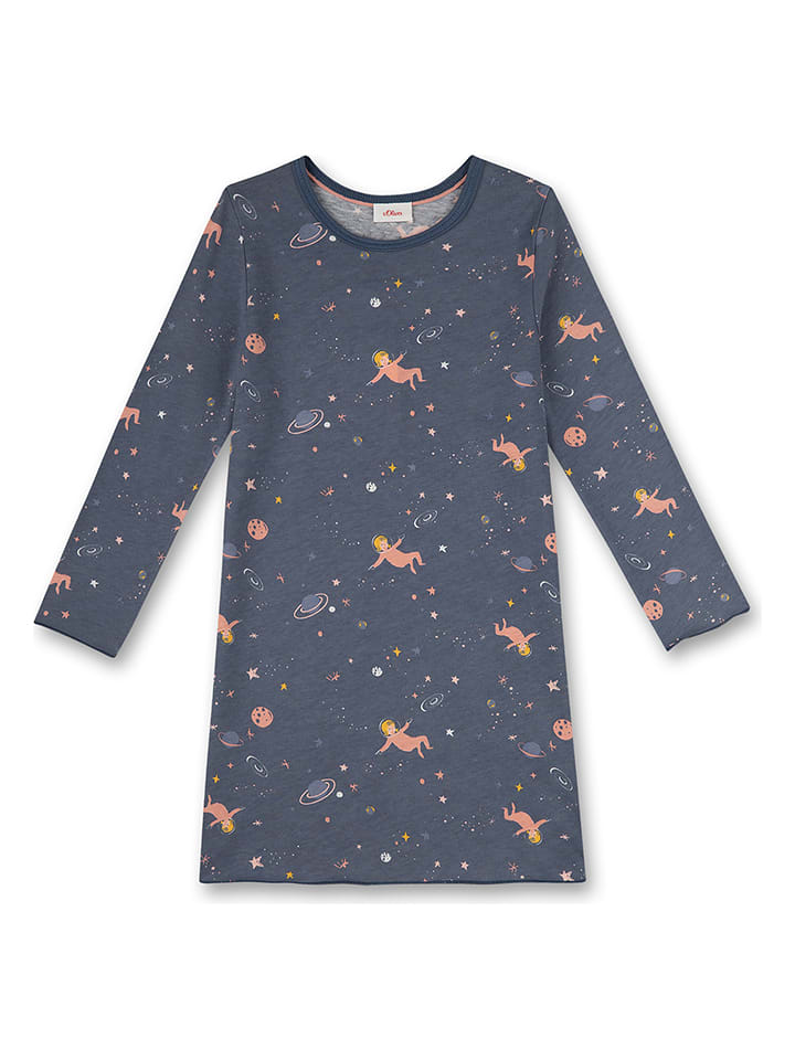 Sanetta Koszula nocna w kolorze granatowym ze wzorem rozmiar: 92