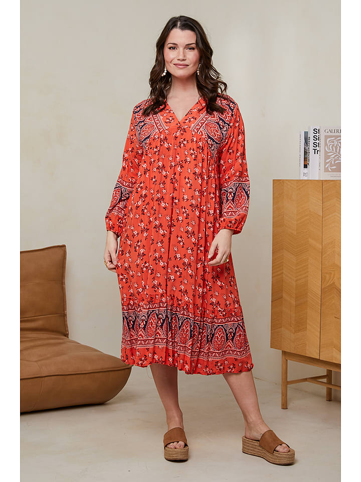 Curvy Lady Sukienka w kolorze pomarańczowym rozmiar: 40/42