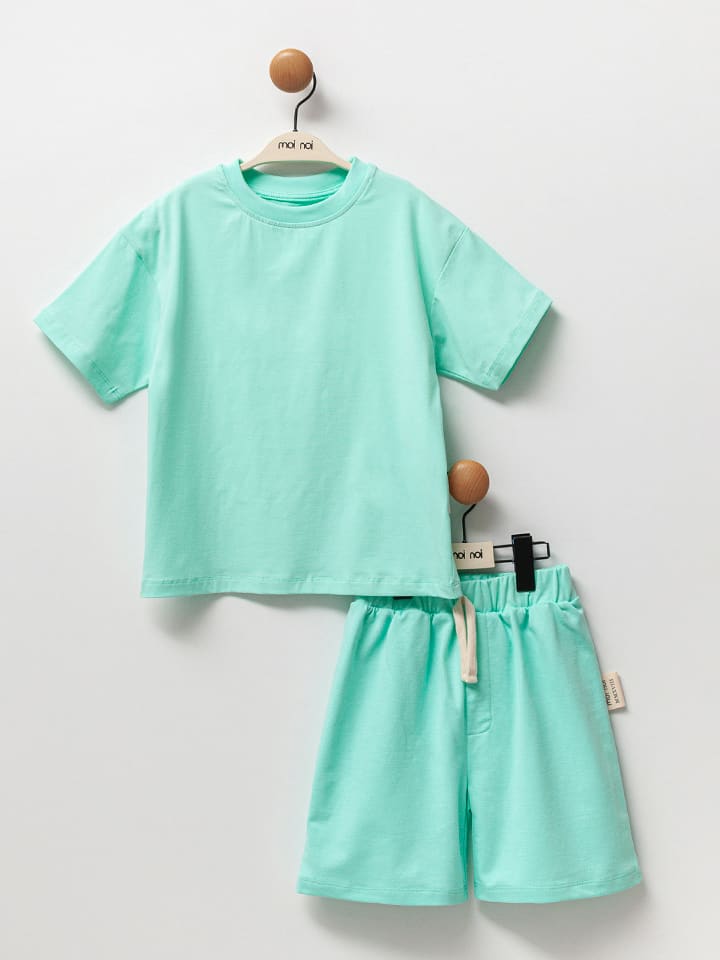 Moi Noi 2-częściowy zestaw w kolorze turkusowym rozmiar: 110