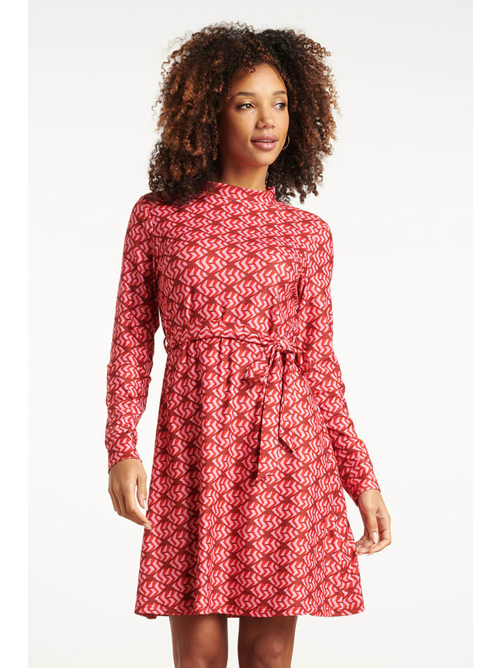 Smashed Lemon Sukienka w kolorze czerwono-jasnoróżowym rozmiar: XXL