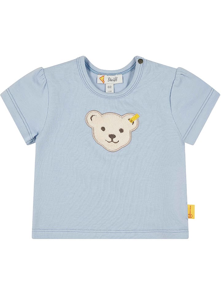 Steiff Koszulka w kolorze błękitnym rozmiar: 62